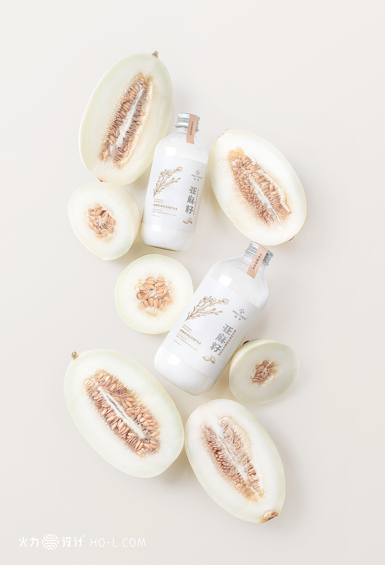 火力设计-渼树升级洗发水包装