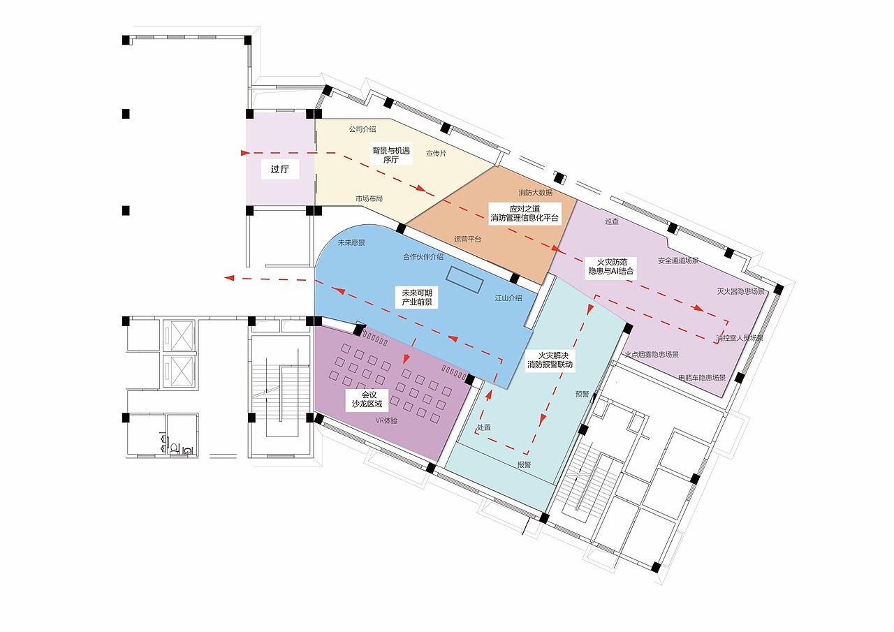 科技智慧消防展览馆（图ZMjYxNzEyMDA0） - 展陈设计 - 站酷设计师Jingle釘鐺原创素材 - 站酷ZCOOL