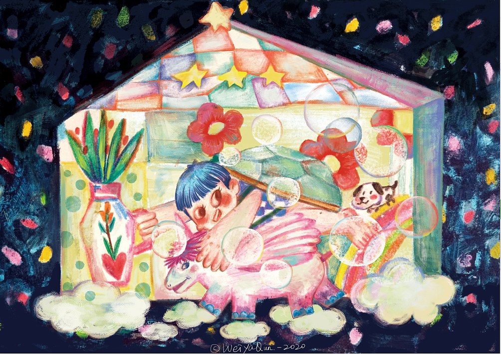 小马呀，小马（图ZMjI0OTY0NDI4） - 艺术插画 - 站酷设计师加个冰块原创素材 - 站酷ZCOOL