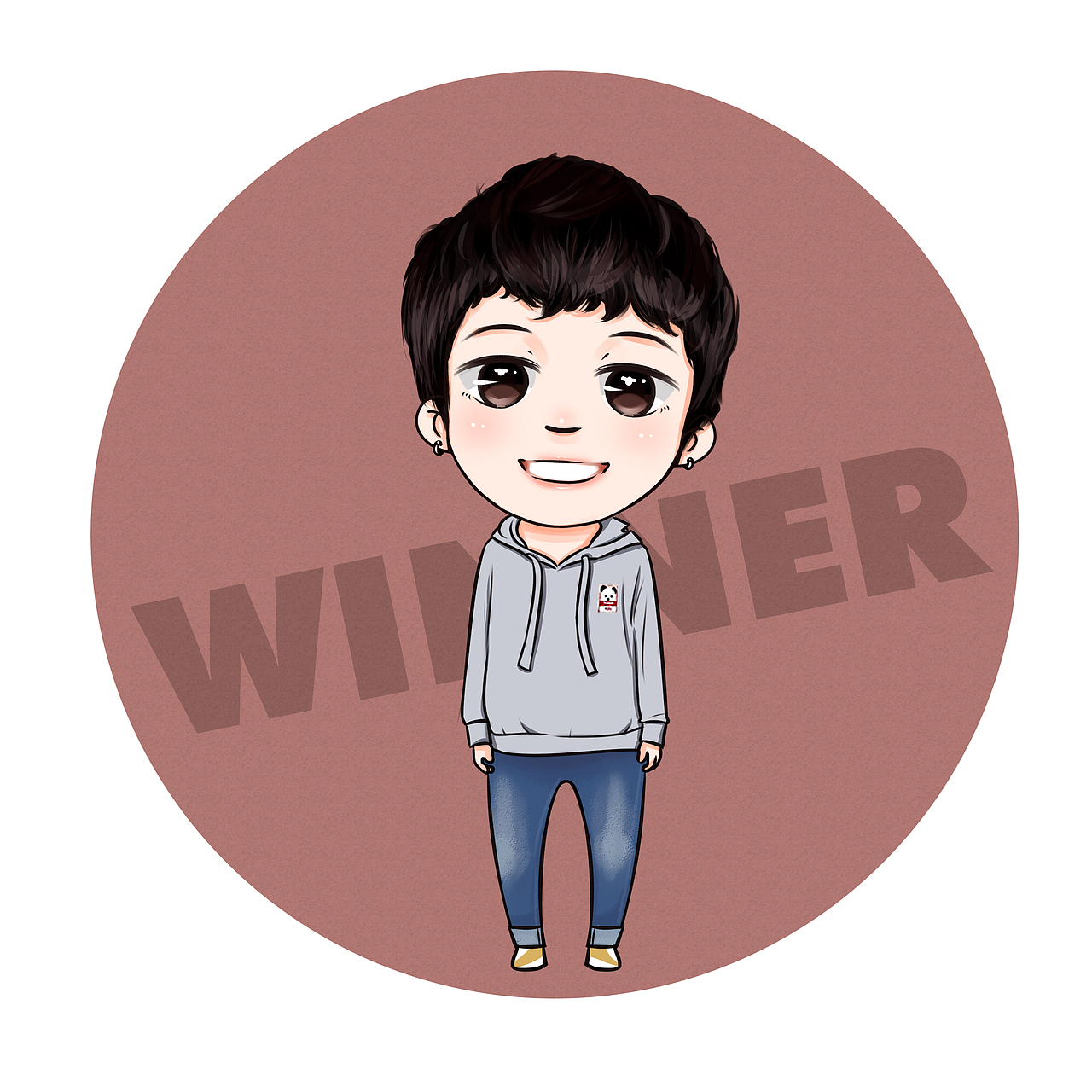 WINNER 五小只Q版（图ZNjk3Njc3MTY=） - 创作习作 - 站酷设计师蚯蚓蚯蚓我是乌龟原创素材 - 站酷ZCOOL