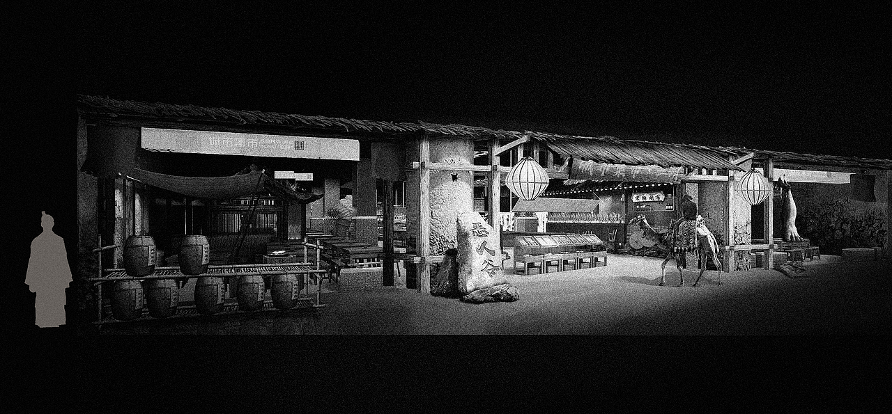 沉浸式体验项目，城市集市-江湖，古装摊位店铺设计（图ZMjg0MzU5Njg0） - 商业空间设计 - 站酷设计师徐钦xuqin原创素材 - 站酷ZCOOL