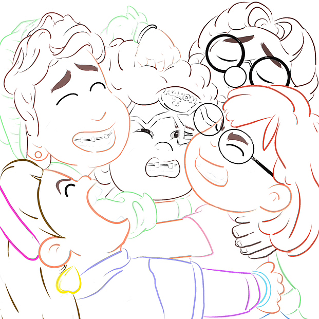 姐妹头像,五五开黑节头像