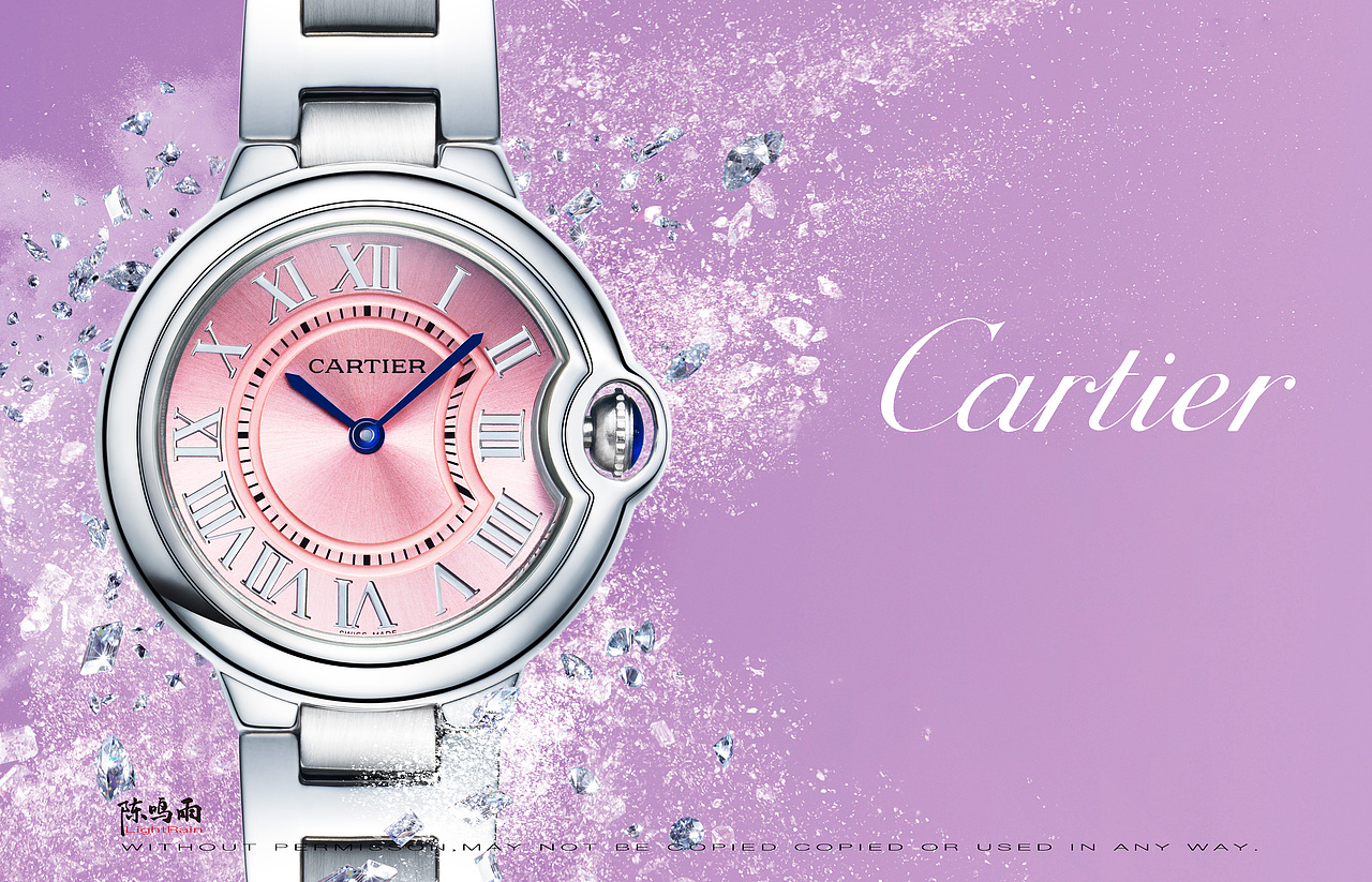 卡地亚手表拍摄
