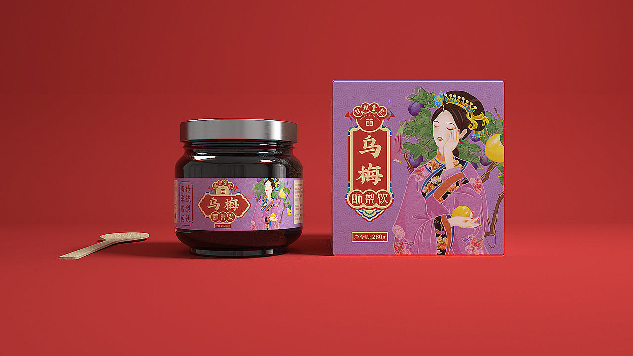 龙润堂记酥梨饮包装设计（图ZMjM0ODk5NDE2） - 包装 - 站酷设计师刘旺旺Design原创素材 - 站酷ZCOOL