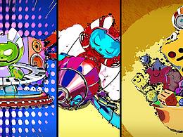 三轉(zhuǎn)二潮流插畫場(chǎng)景應(yīng)用