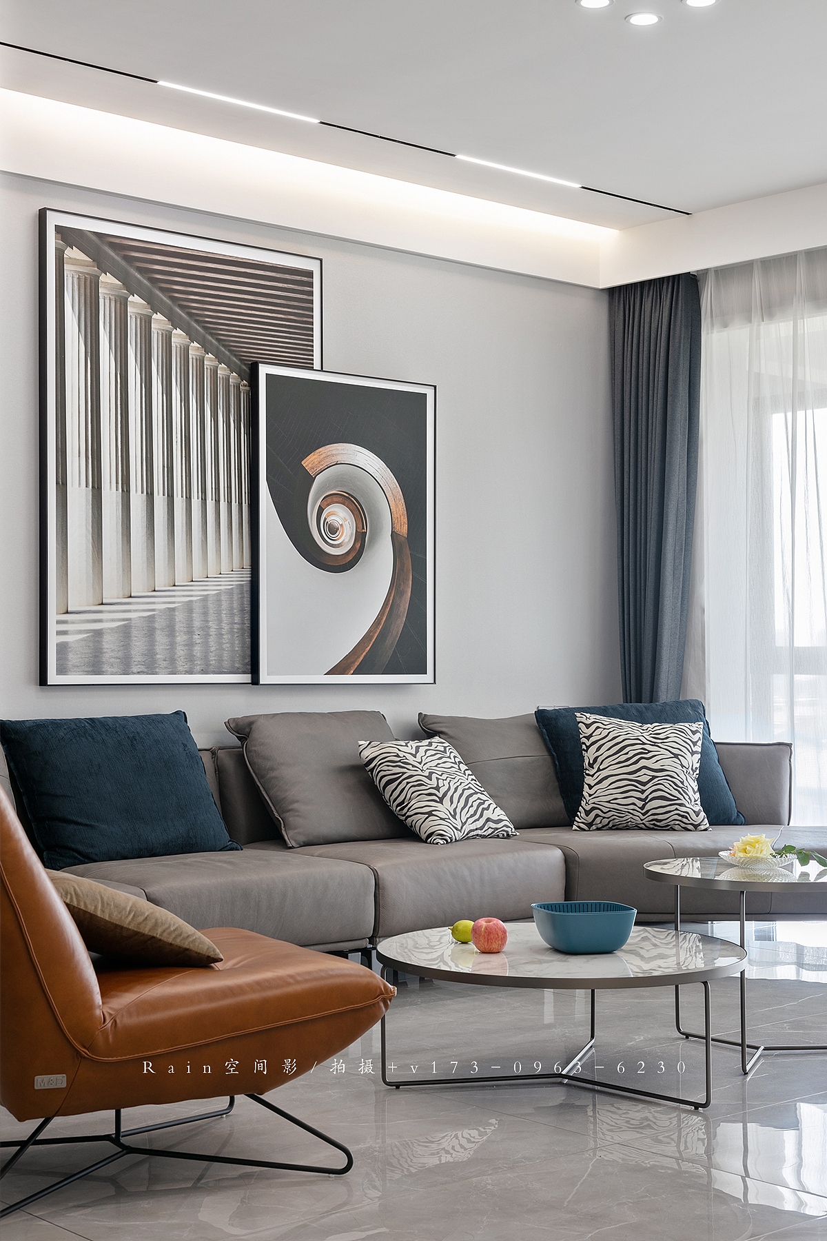 现代轻奢风格样板房空间摄影|样板房拍摄|空间摄影