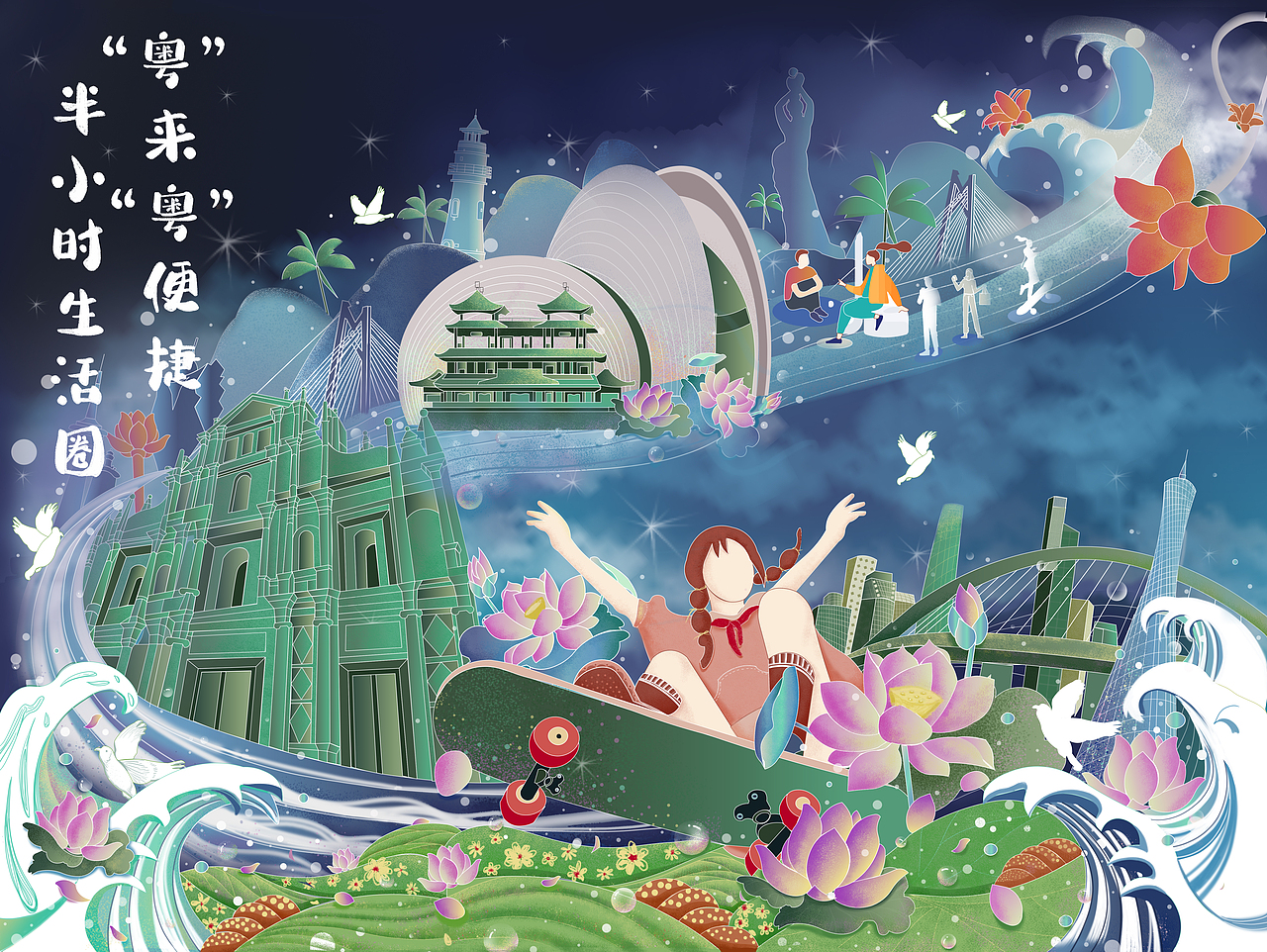 粤港澳大湾区创意