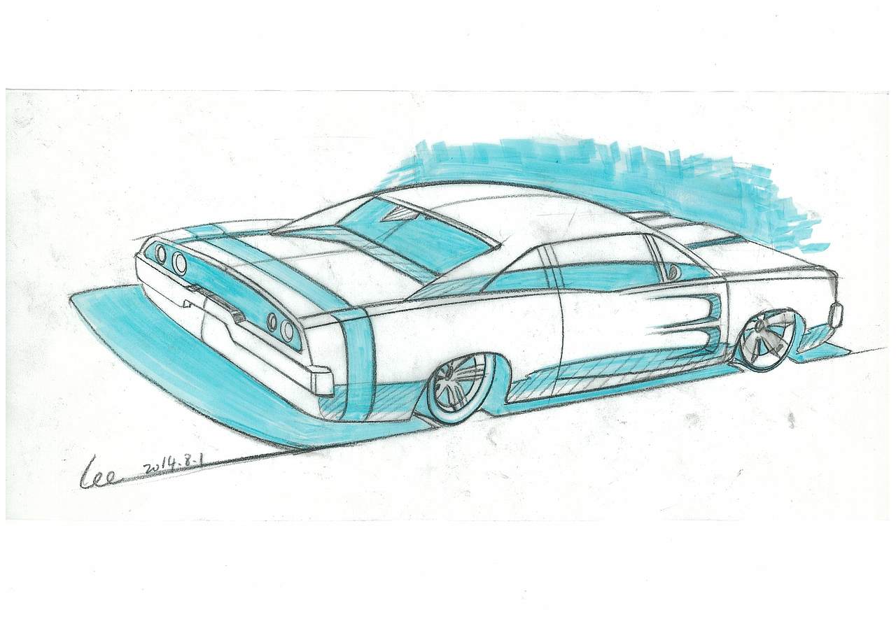 汽车手绘（图ZMjM4MzYyOTY=） - 交通工具 - 站酷设计师一航一帆原创素材 - 站酷ZCOOL