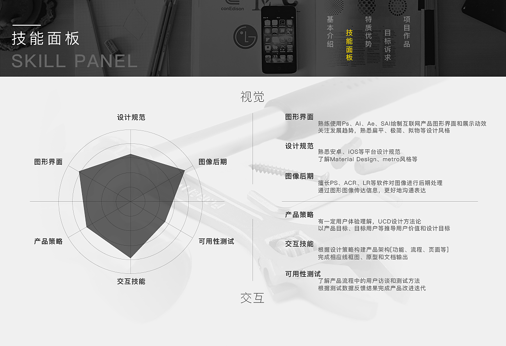 个人交互设计简历丨作品集_201609