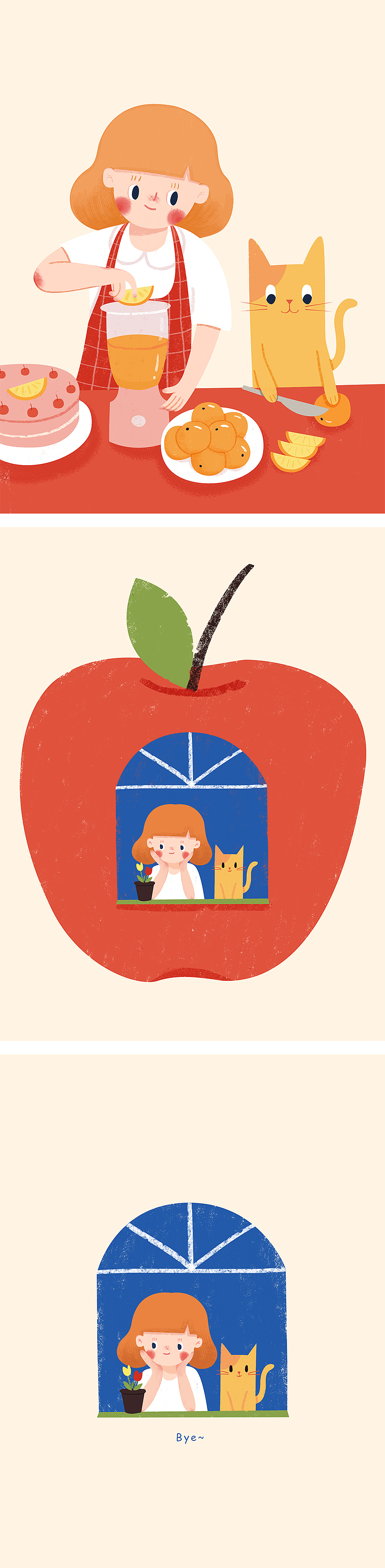 插画小集‘01（图ZMjE3NjE3NTk2） - 创作习作 - 站酷设计师巧可荔原创素材 - 站酷ZCOOL