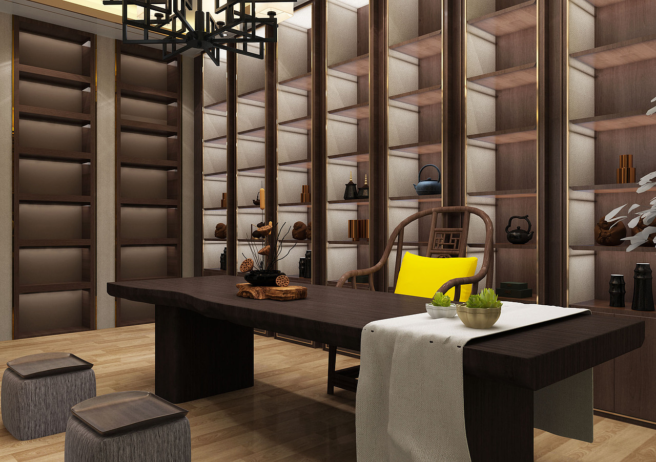 烟酒店设计效果图方案