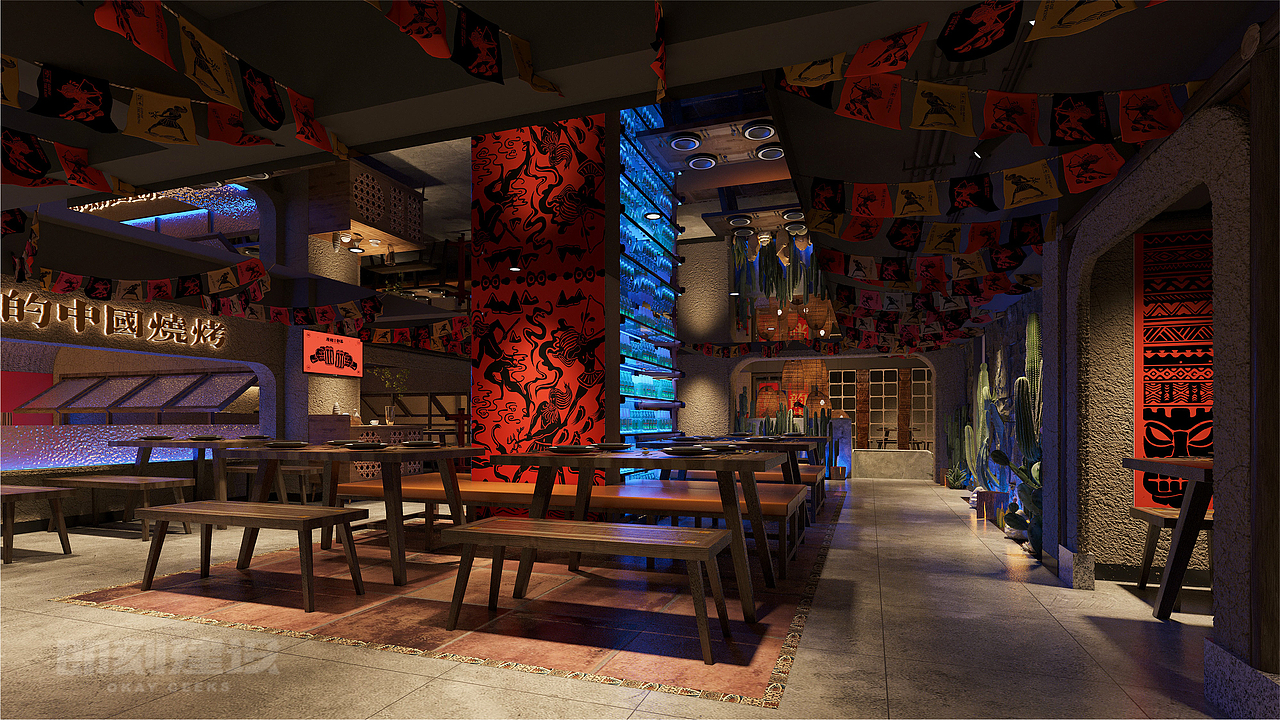 《原始部落·烧烤》品牌VI（图ZMjg5NDk2OTI4） - 品牌 - 站酷设计师崔玖原创素材 - 站酷ZCOOL