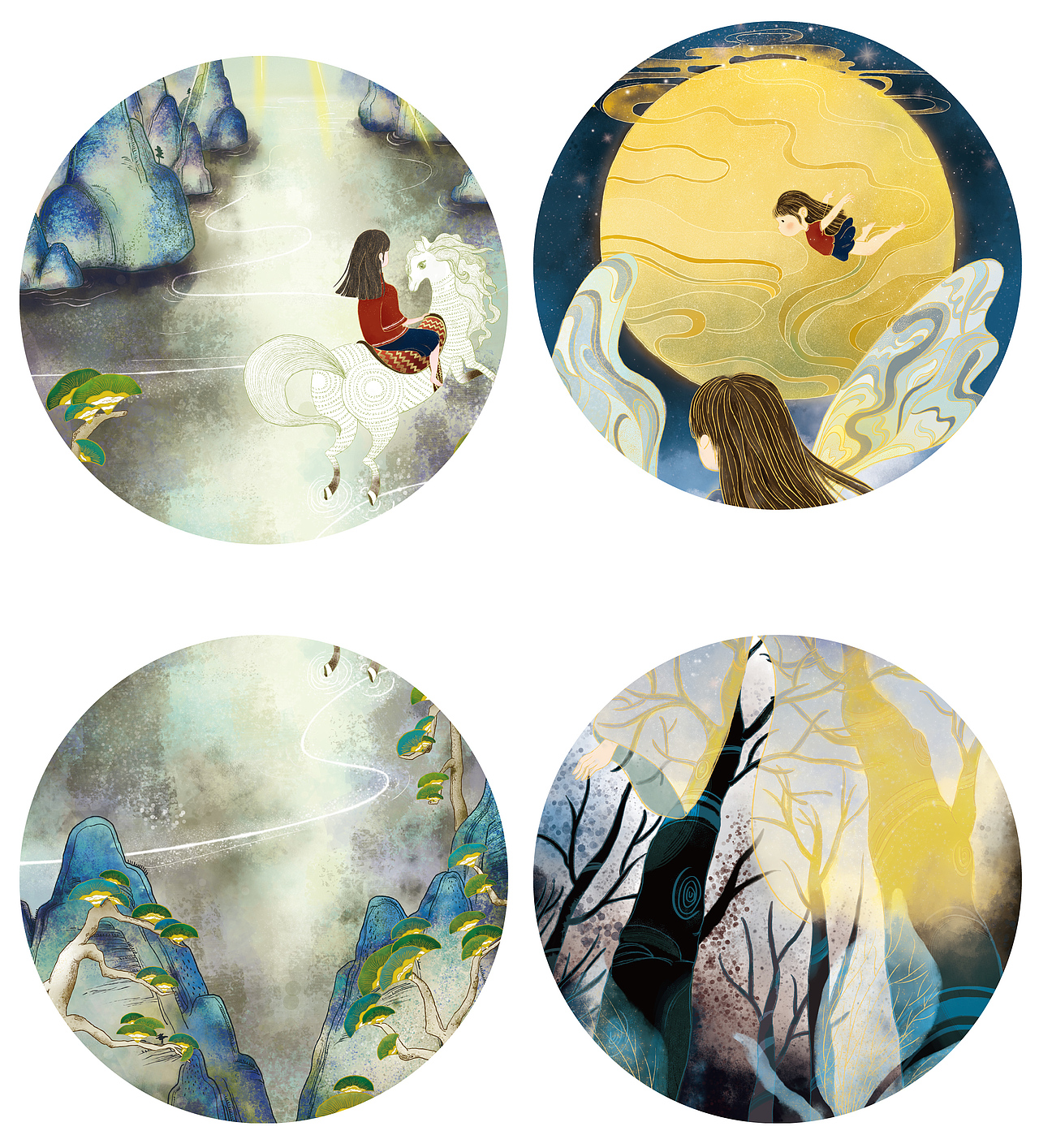 《青春吟游赋》插画毕业设计