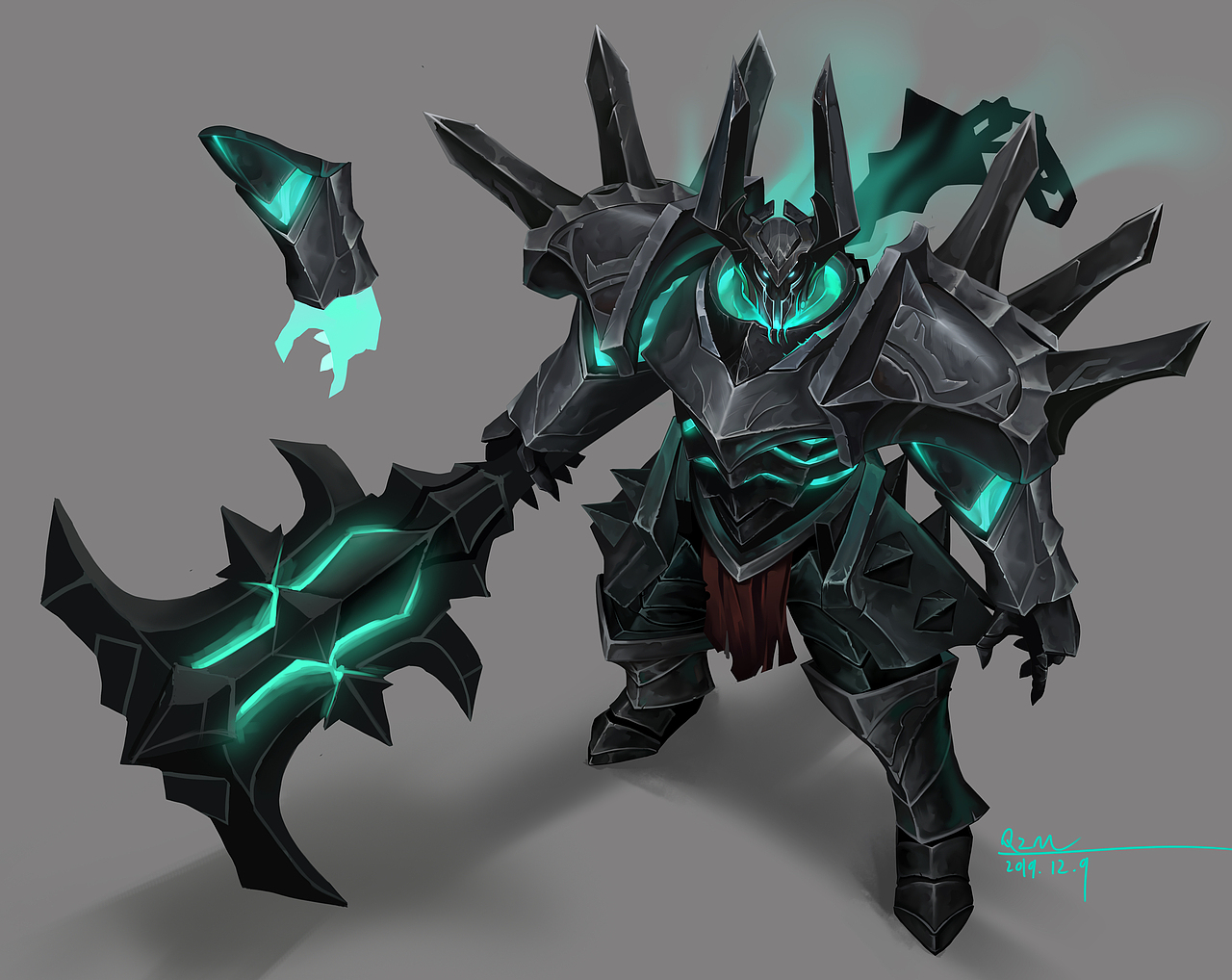 莫德凯撒|插画|游戏原画|综合水果武士q_临摹作品-站酷zcool