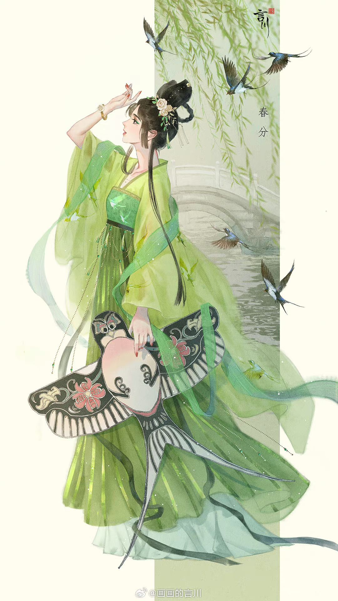 二十四节气拟人——春季篇（图ZMzY3MDM3NDIw） - 商业插画 - 站酷设计师画画的言川原创素材 - 站酷ZCOOL