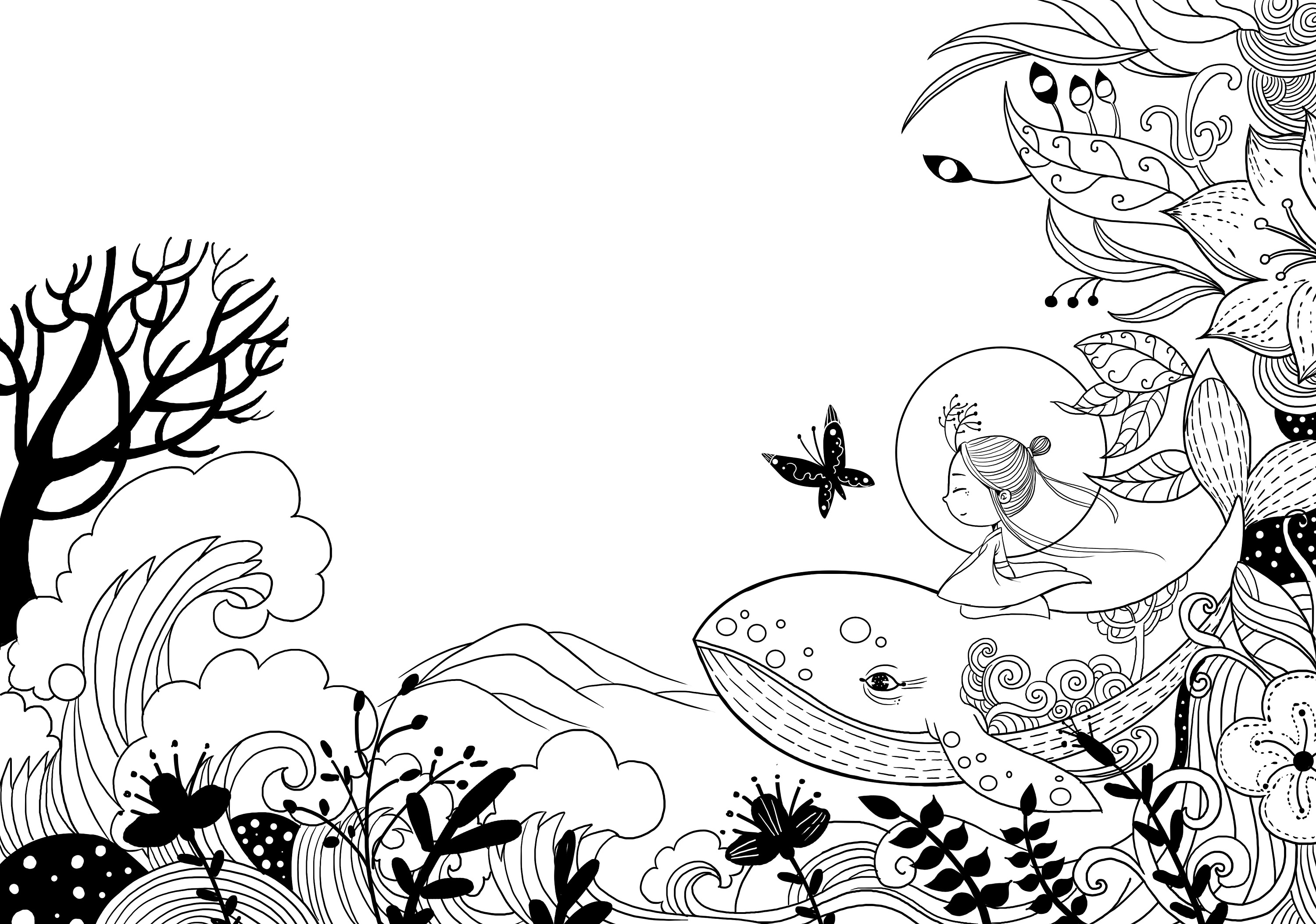 庄子|插画|商业插画|鬼谷笑云_原创作品-站酷(zcool)