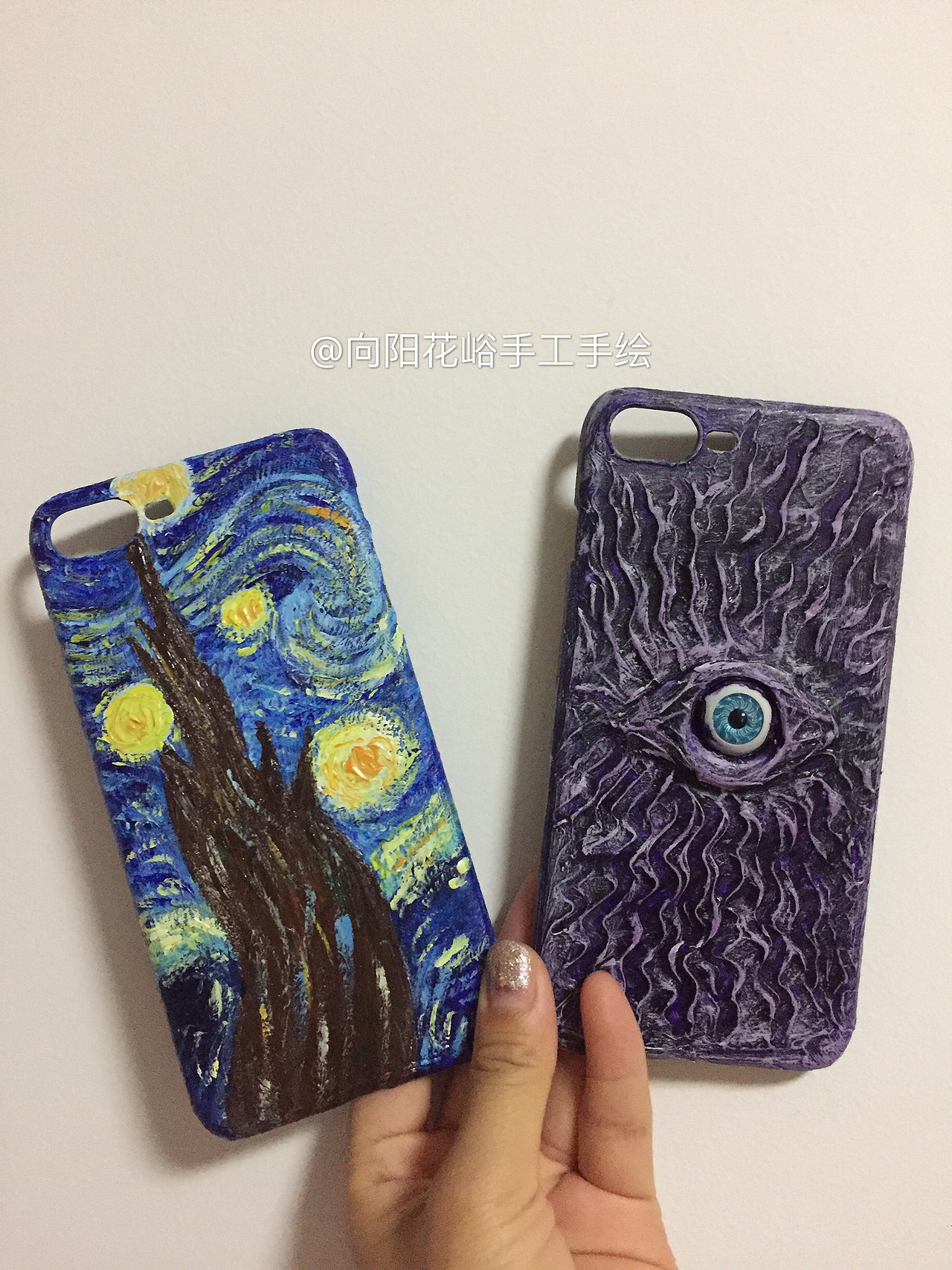 手绘手机壳~最爱梵高