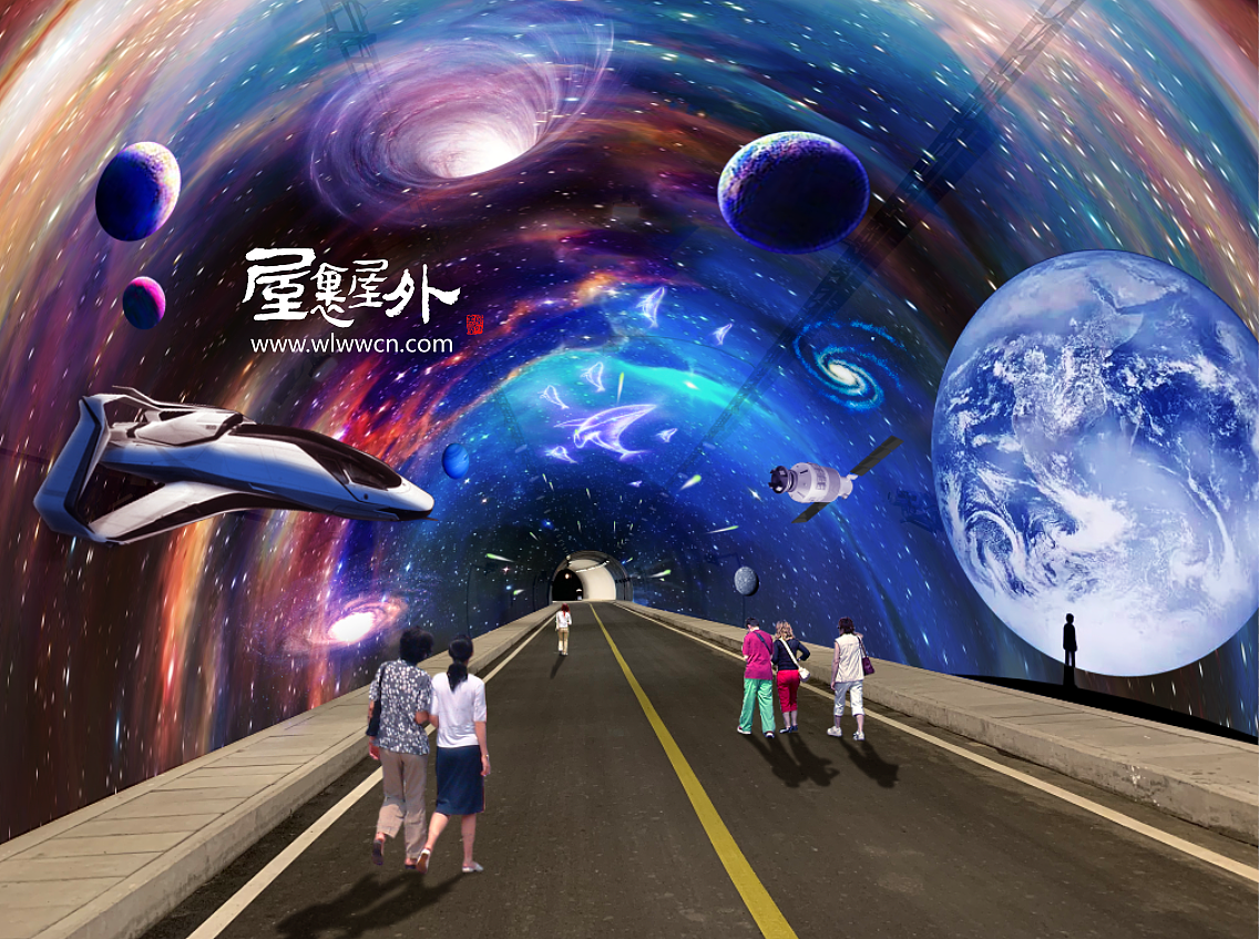 屋里屋外插画作品