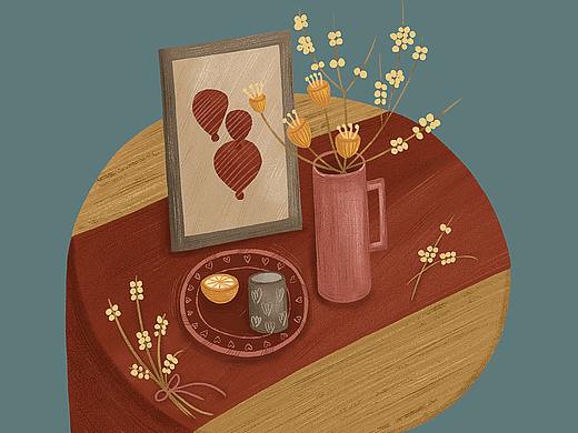 植物食物插画