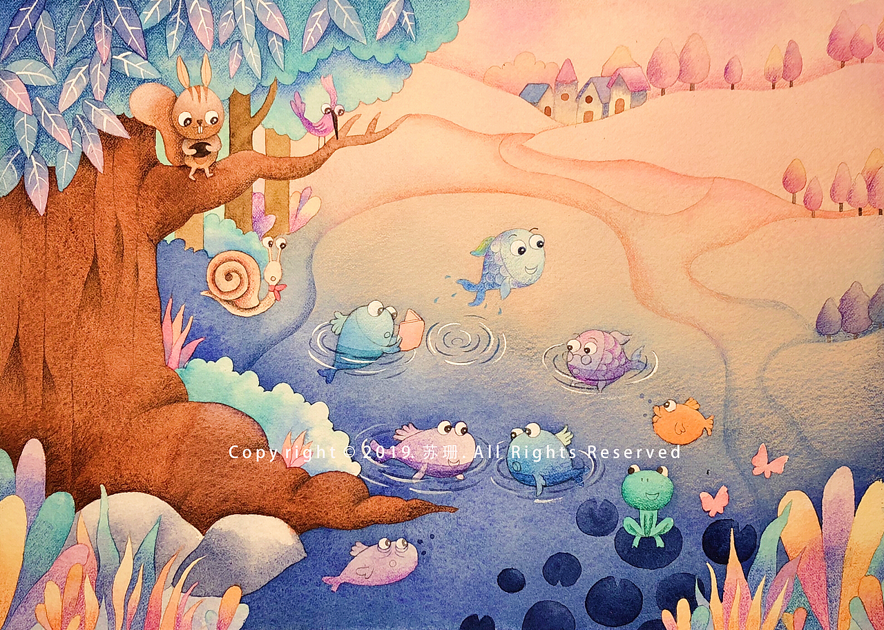 年初的绘本作品