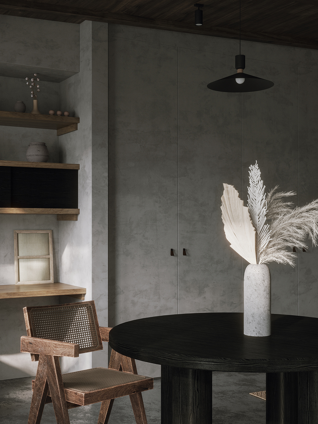 侘寂风效果图表现