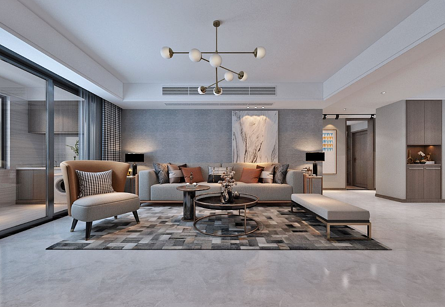 157平方济宁长泰百合花园现代轻奢风格（图ZMjA5NTc3ODAw） - 家装设计 - 站酷设计师济宁小暖原创素材 - 站酷ZCOOL