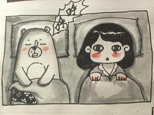 打呼噜的大熊（个人主页-ZMjYxNTY5NDg=） - 短篇/格漫 - 站酷设计师果子桃GUOZI原创素材 - 站酷ZCOOL