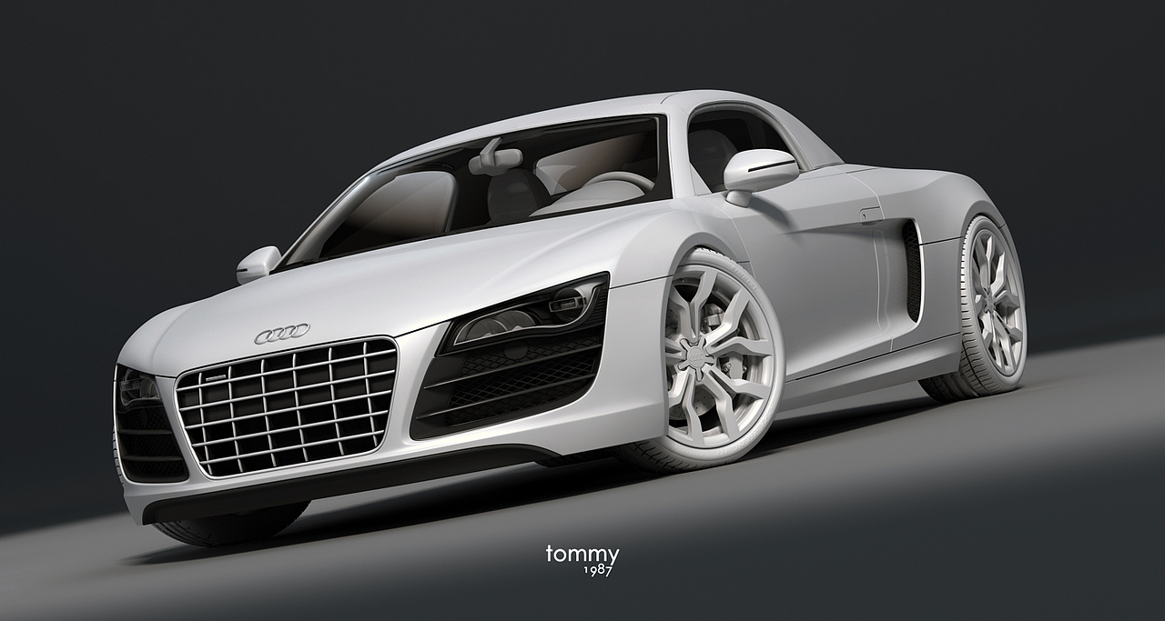 Audi-R8 V10 5.2 FSI quattro Audi R8 Spyder 5.2&n(图ZNjQwODczMg==) - 机械/交通 - 站酷设计师Tommy_林冲原创素材 - 站酷ZCOOL