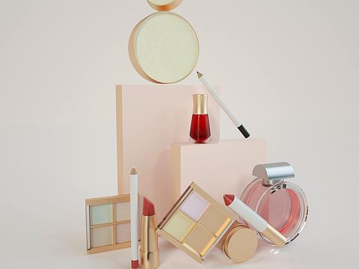 化妆品建模渲染练习