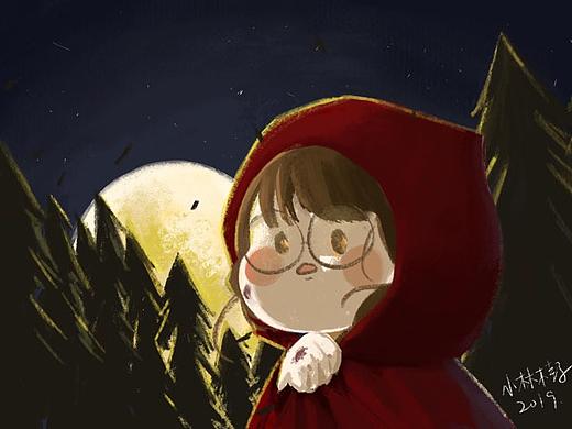 小红帽插画练习
