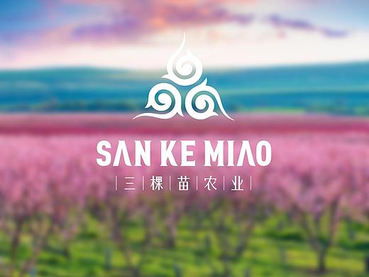 三棵苗农业LOGO设计