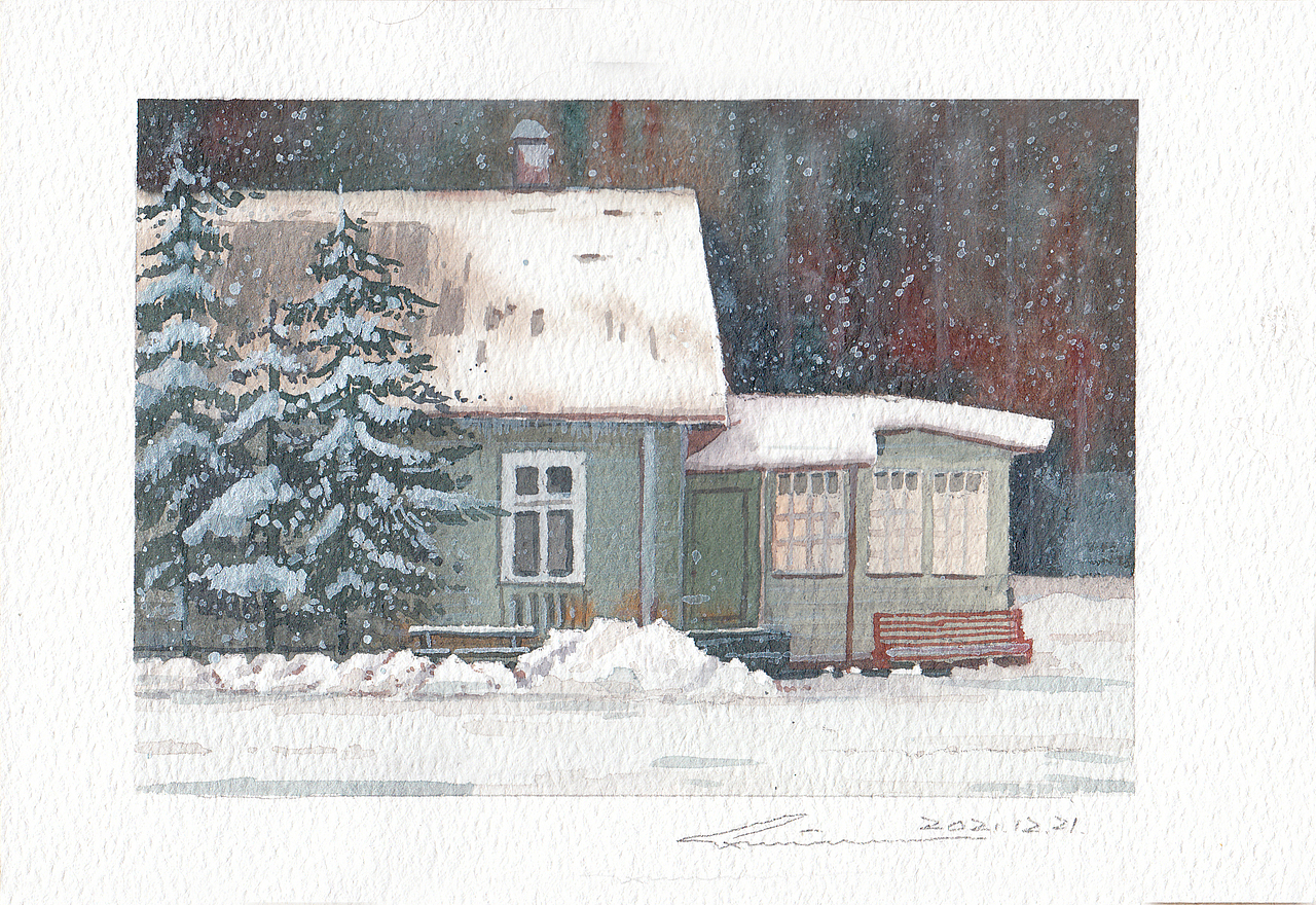 {画本系列}-我的第28本画本-水彩明信片习作（图ZMjgyNzEwOTQ0） - 绘画 - 站酷设计师画画的陈一丘原创素材 - 站酷ZCOOL