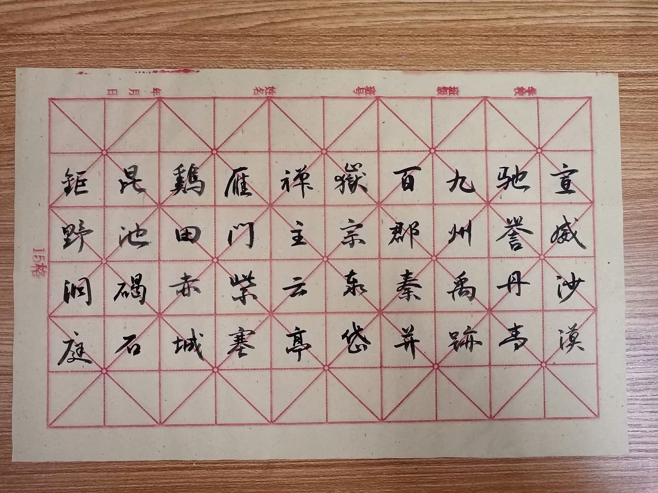 宣威沙漠,驰誉丹青。
<br>九州禹迹,百郡秦并。<br><br>岳宗泰岱,禅主云亭。<br><br>雁门紫塞,鸡田赤城。<br><br>昆池碣石,钜野洞庭。