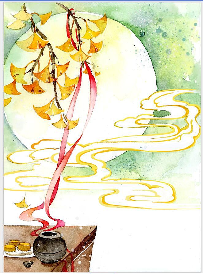 古风插画（图ZNTU1MjQ1NjQ=） - 商业插画 - 站酷设计师鸿飛插画原创素材 - 站酷ZCOOL