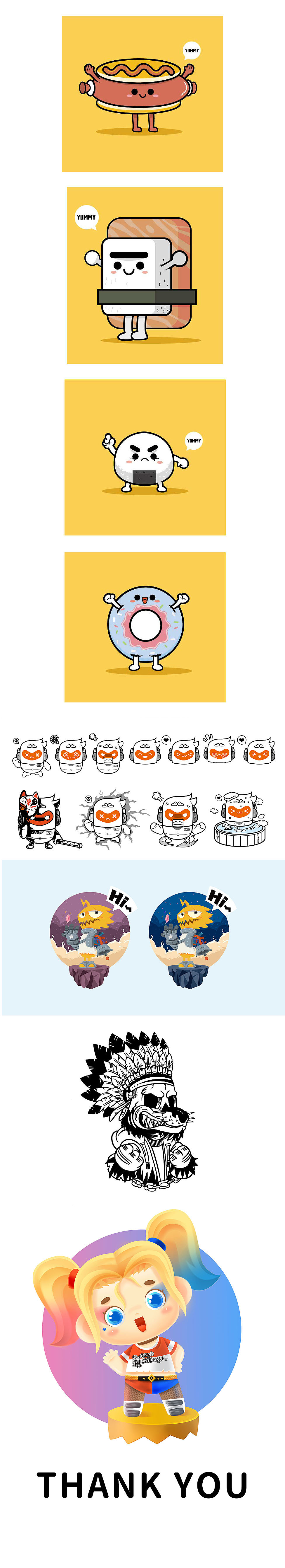 臨摹整理|包子王云飛插畫(huà)作品（圖ZMjM0ODY3Njcy） - 創(chuàng)作習(xí)作 - 站酷設(shè)計(jì)師設(shè)計(jì)師沐恩mooon原創(chuàng)素材 - 站酷ZCOOL