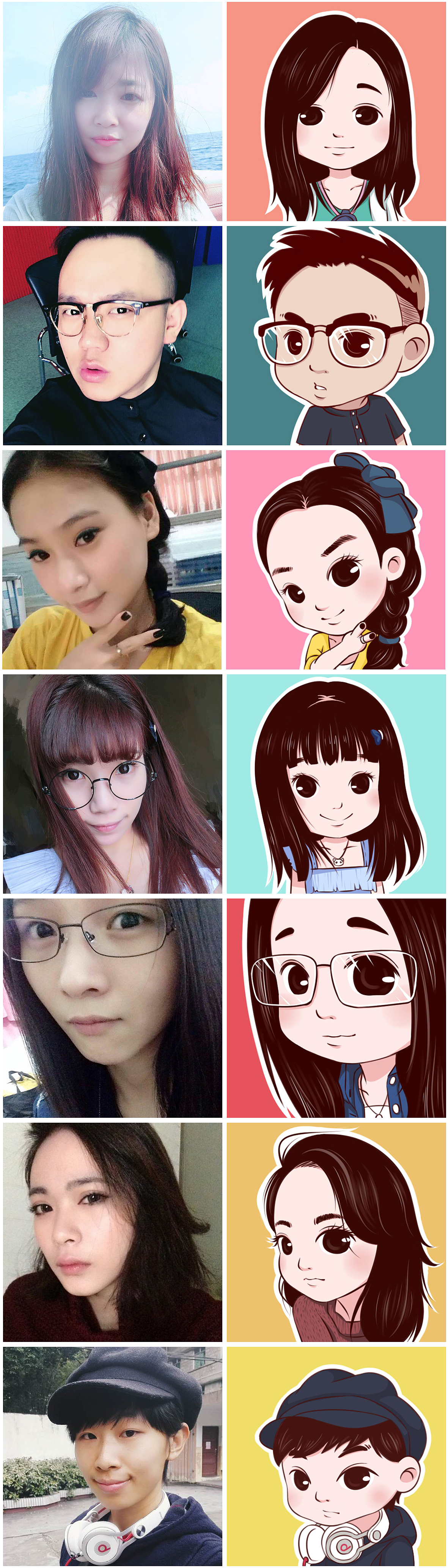 卡通头像（图ZMzU4NzEyNTY=） - 单幅漫画 - 站酷设计师头叔UncleHead原创素材 - 站酷ZCOOL