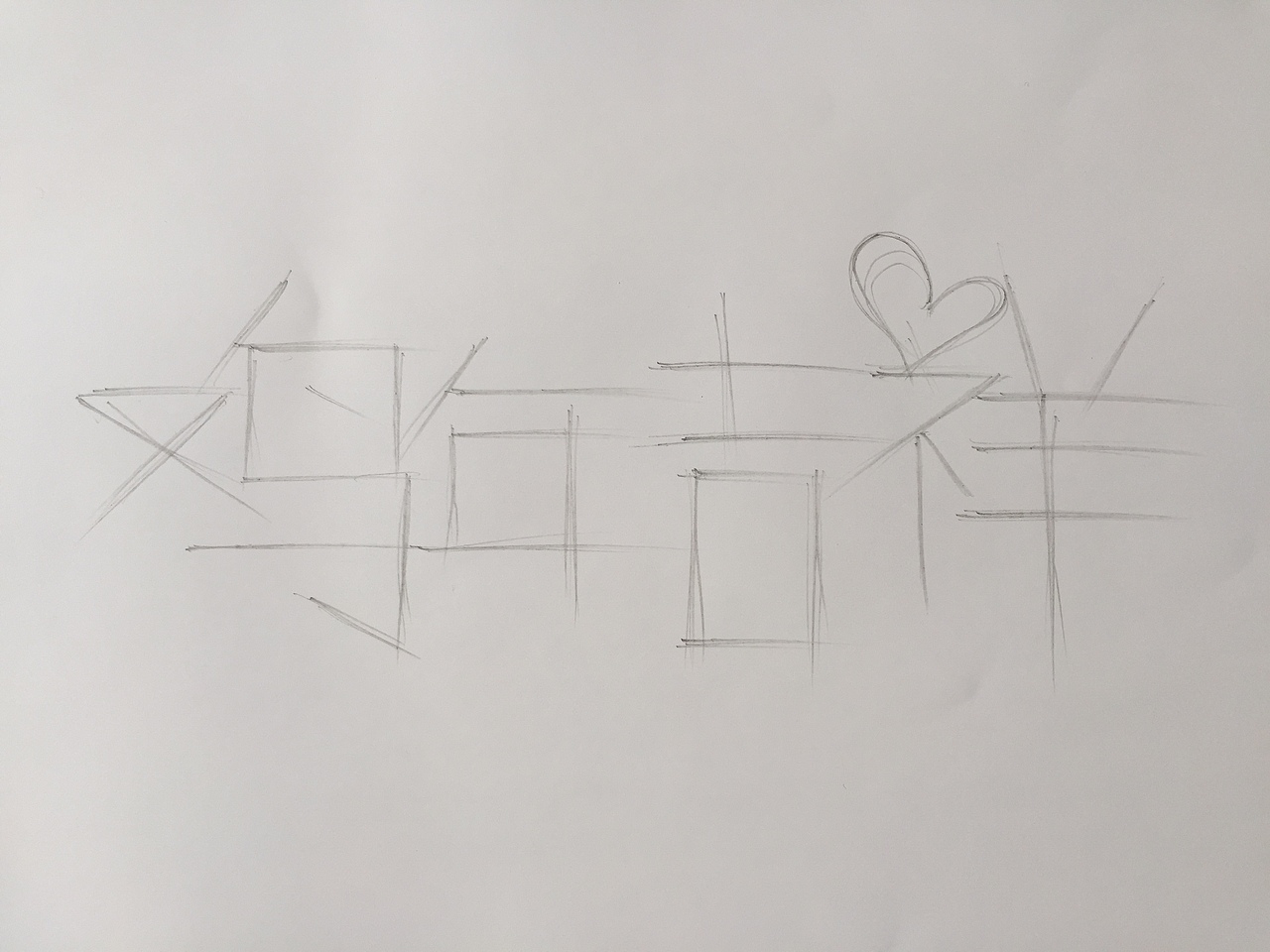 (1).用铅笔写出“鸡年吉祥”四个字的字骨。