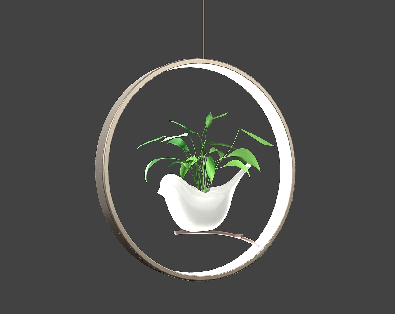 卧室氛围灯壁灯绿植灯设计（图ZMTcwNTI5OTU2） - 生活用品 - 站酷设计师蔡晓乖原创素材 - 站酷ZCOOL