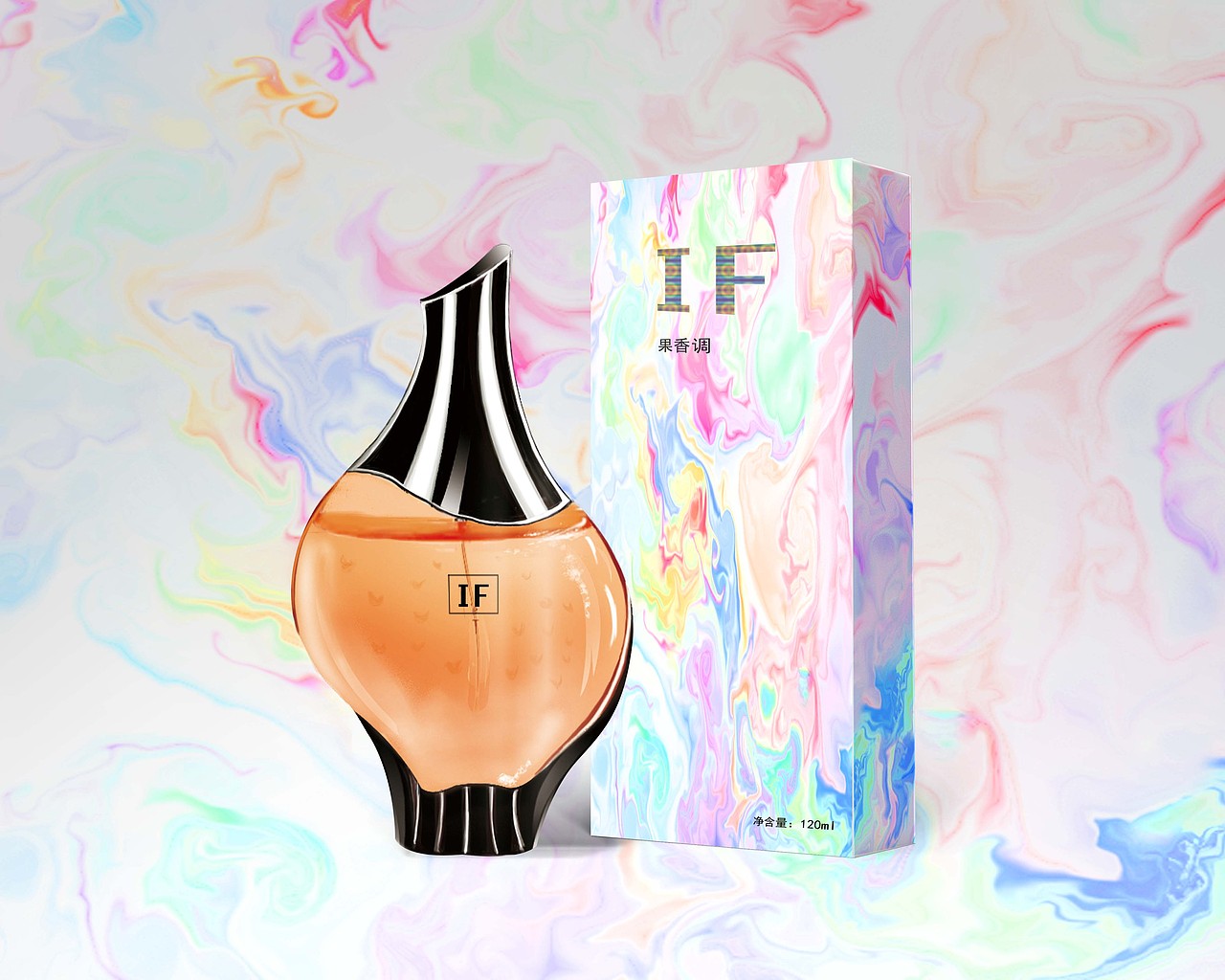 "if"香水包装容器设计_李梦游-站酷zcool