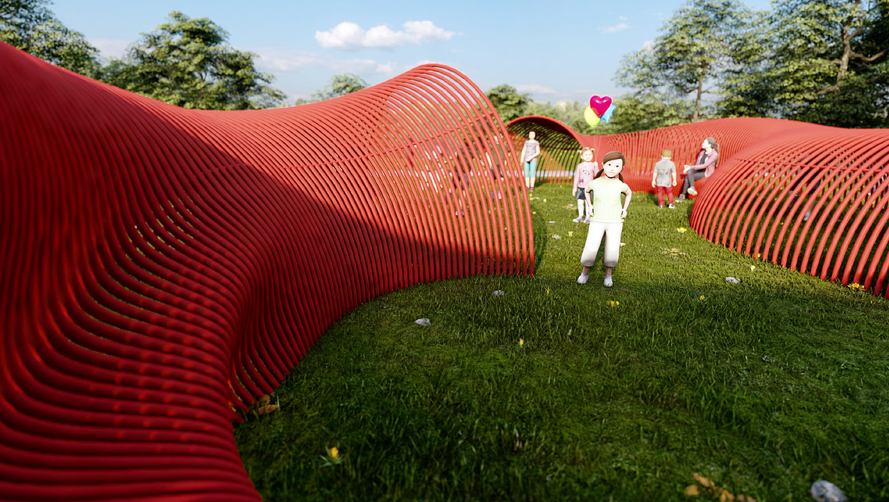 蜀绣公园艺术装置（图ZMjkxMDQzNjE2） - 景观设计 - 站酷设计师蒋_萌原创素材 - 站酷ZCOOL