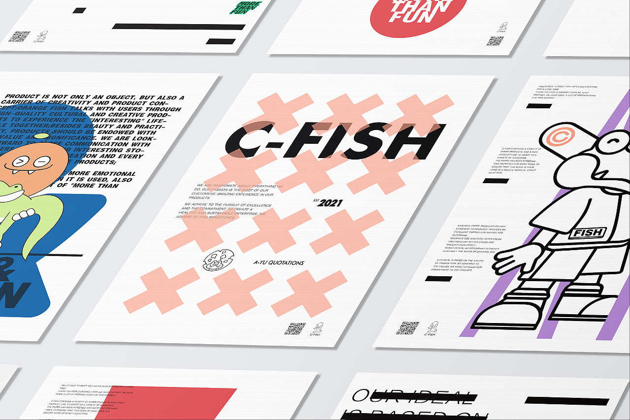 橙鱼品牌吉祥物IP设计-文创品牌/潮玩品牌IP案例（图ZMjY0Nzg3MDk2） - IP形象 - 站酷设计师度外品牌策划原创素材 - 站酷ZCOOL