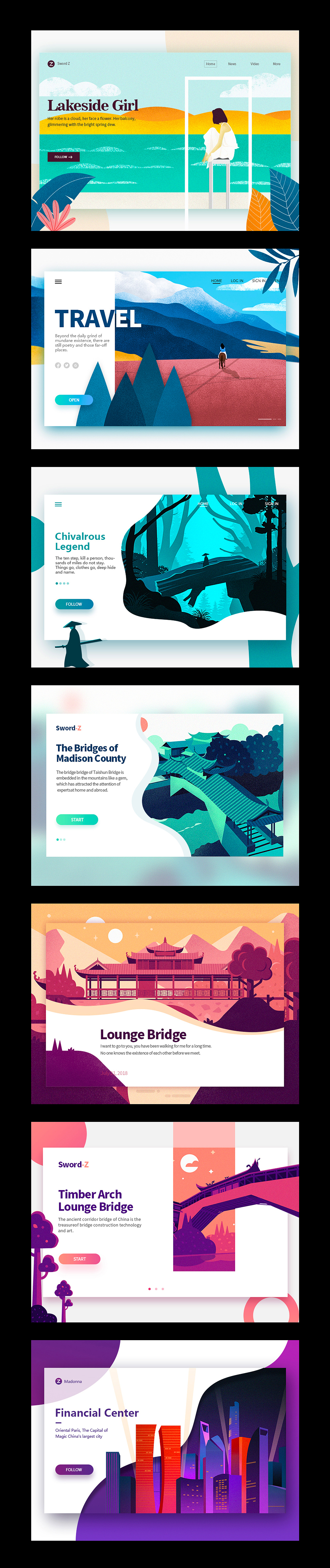 Dribbble小合集（圖ZMTY0NTE5Nzk2） - 軟件界面 - 站酷設計師Sword丶Z原創(chuàng)素材 - 站酷ZCOOL