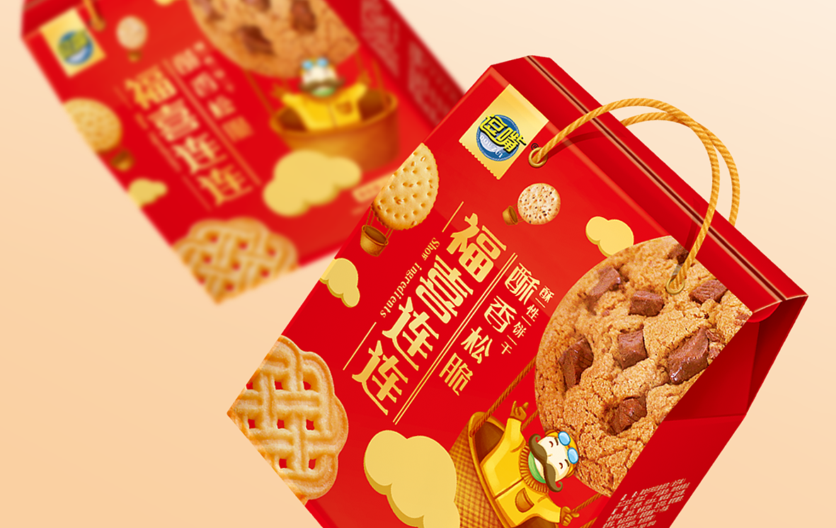 福喜连连—酥性饼干（图ZMTg4NjQ3Nzgw） - 包装 - 站酷设计师懒猫会设计原创素材 - 站酷ZCOOL