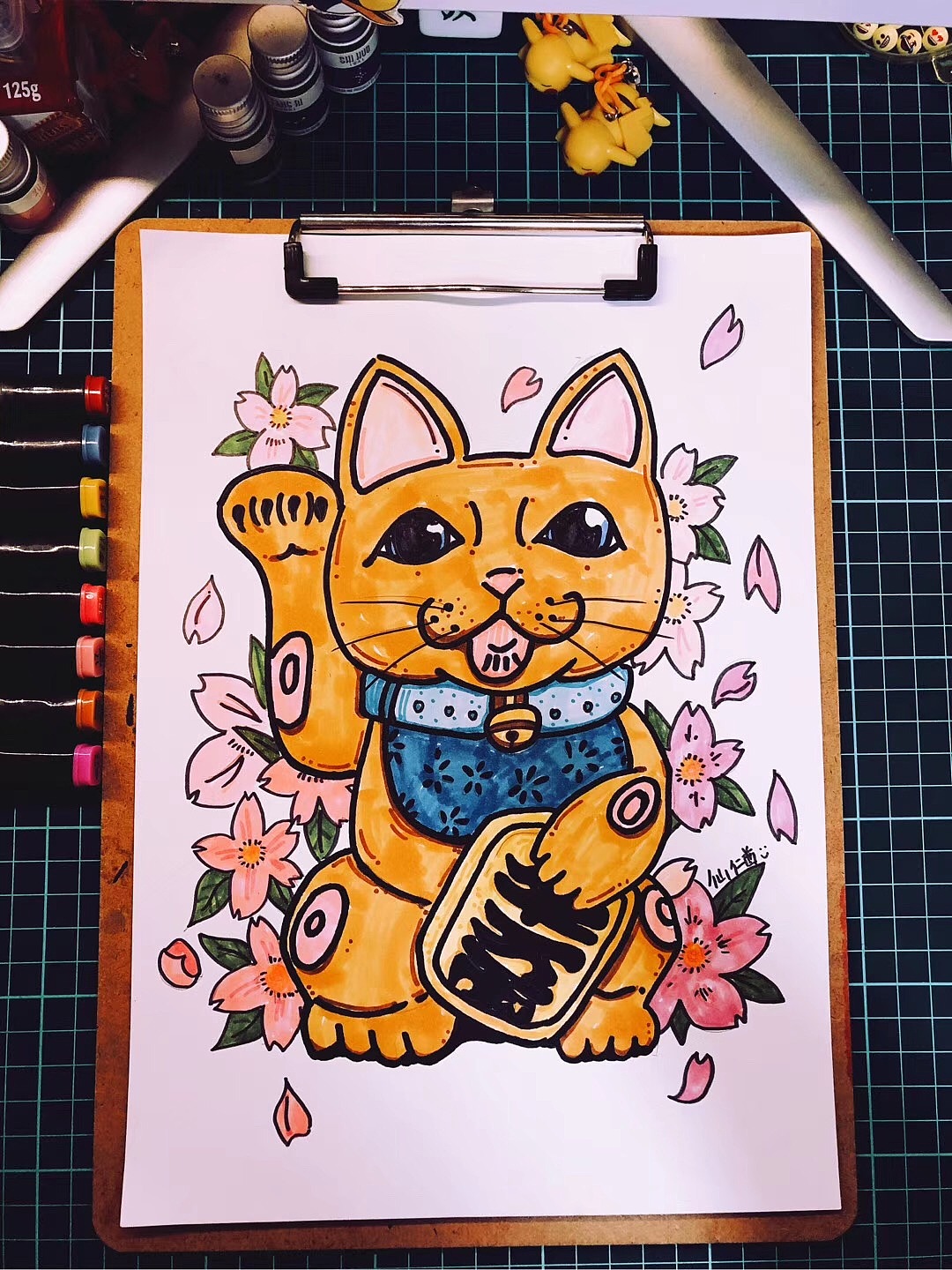 手绘，第一阶段。