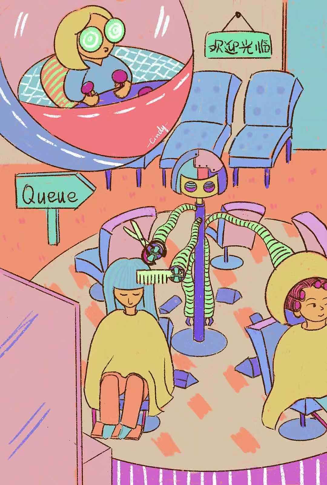 DinLab插画21天打卡 5月（图ZMjA5ODM0Nzgw） - 创作习作 - 站酷设计师Cindy鱼心草原创素材 - 站酷ZCOOL