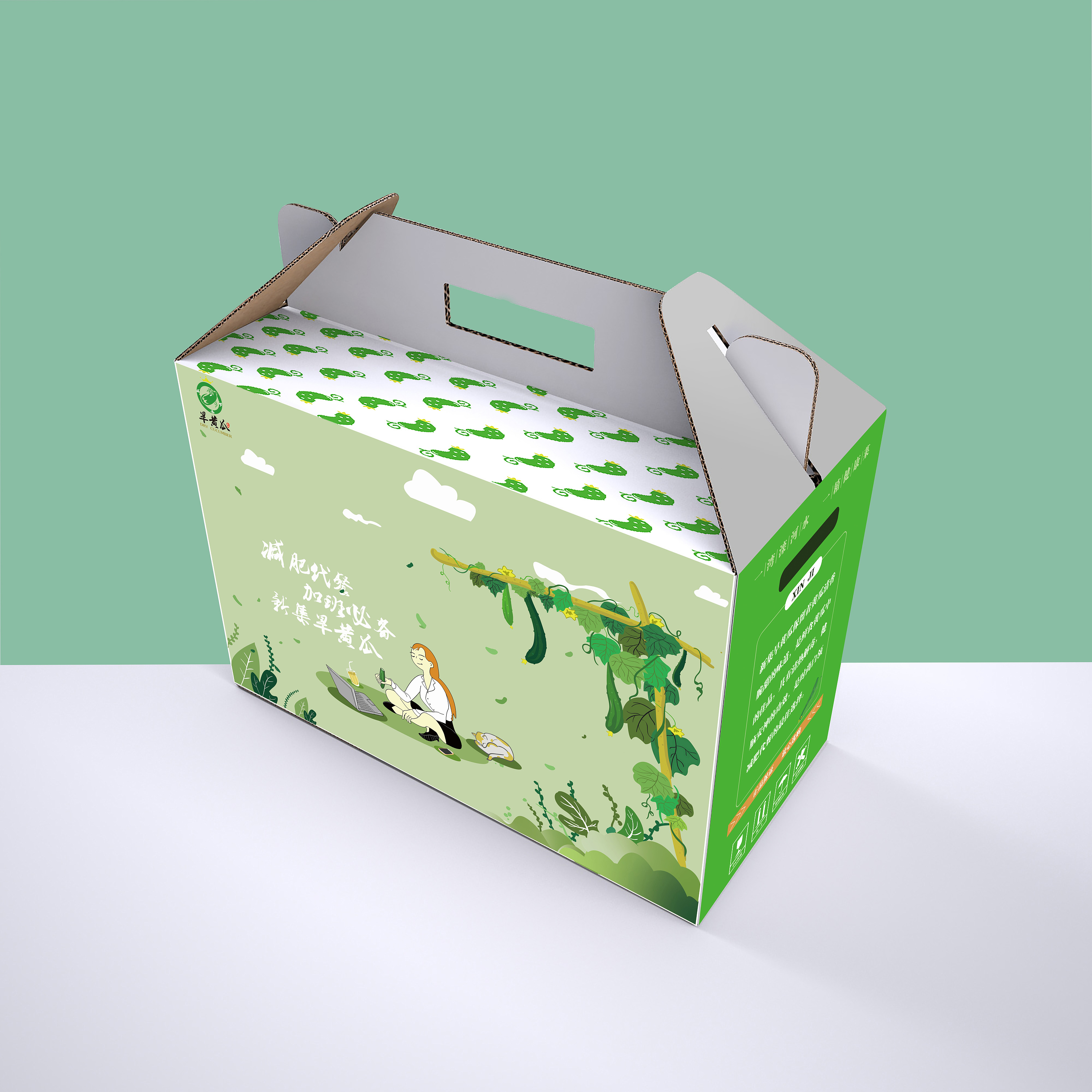 新集旱黄瓜|平面|包装|麦兜吃不饱 - 原创作品 - 站酷 (zcool)