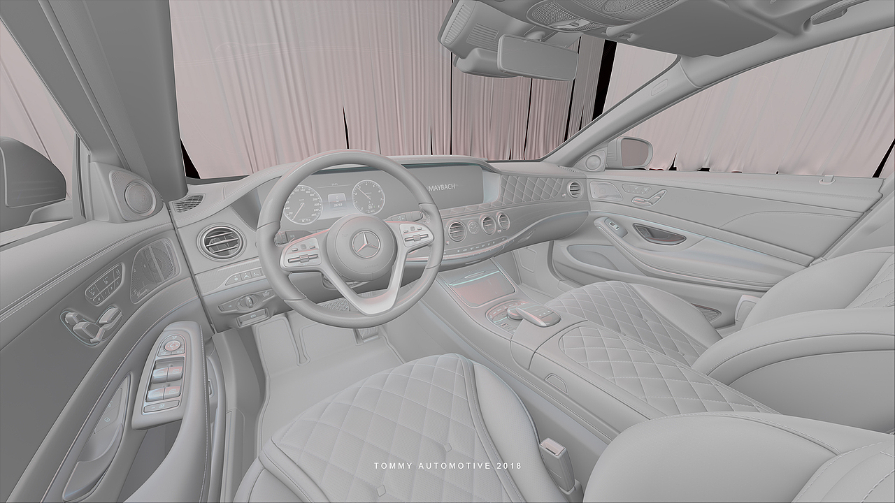CGI Mercedes-Benz S MAYBACH（图ZMTExMTI5OTQ4） - 机械/交通 - 站酷设计师Tommy_林冲原创素材 - 站酷ZCOOL