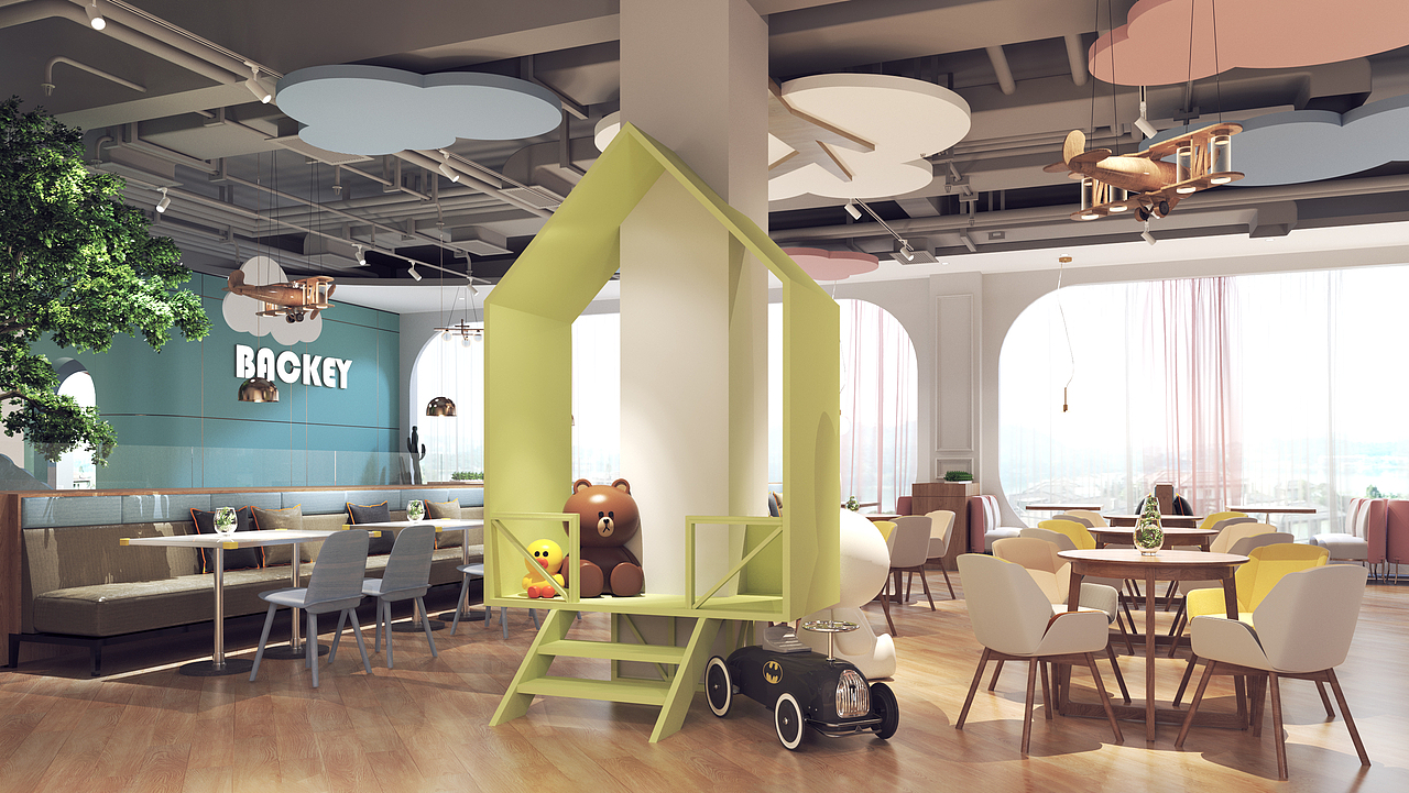B亲子餐厅设计