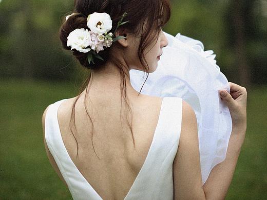 槿夕独立婚纱定制JINNCY设计单品：茉莉