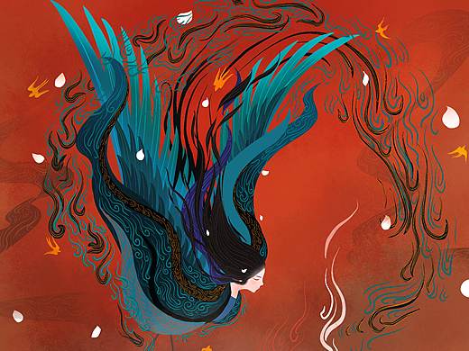 插画（个人主页-ZNDYzNDg2OTI=） - 创作习作 - 站酷设计师月时YS原创素材 - 站酷ZCOOL